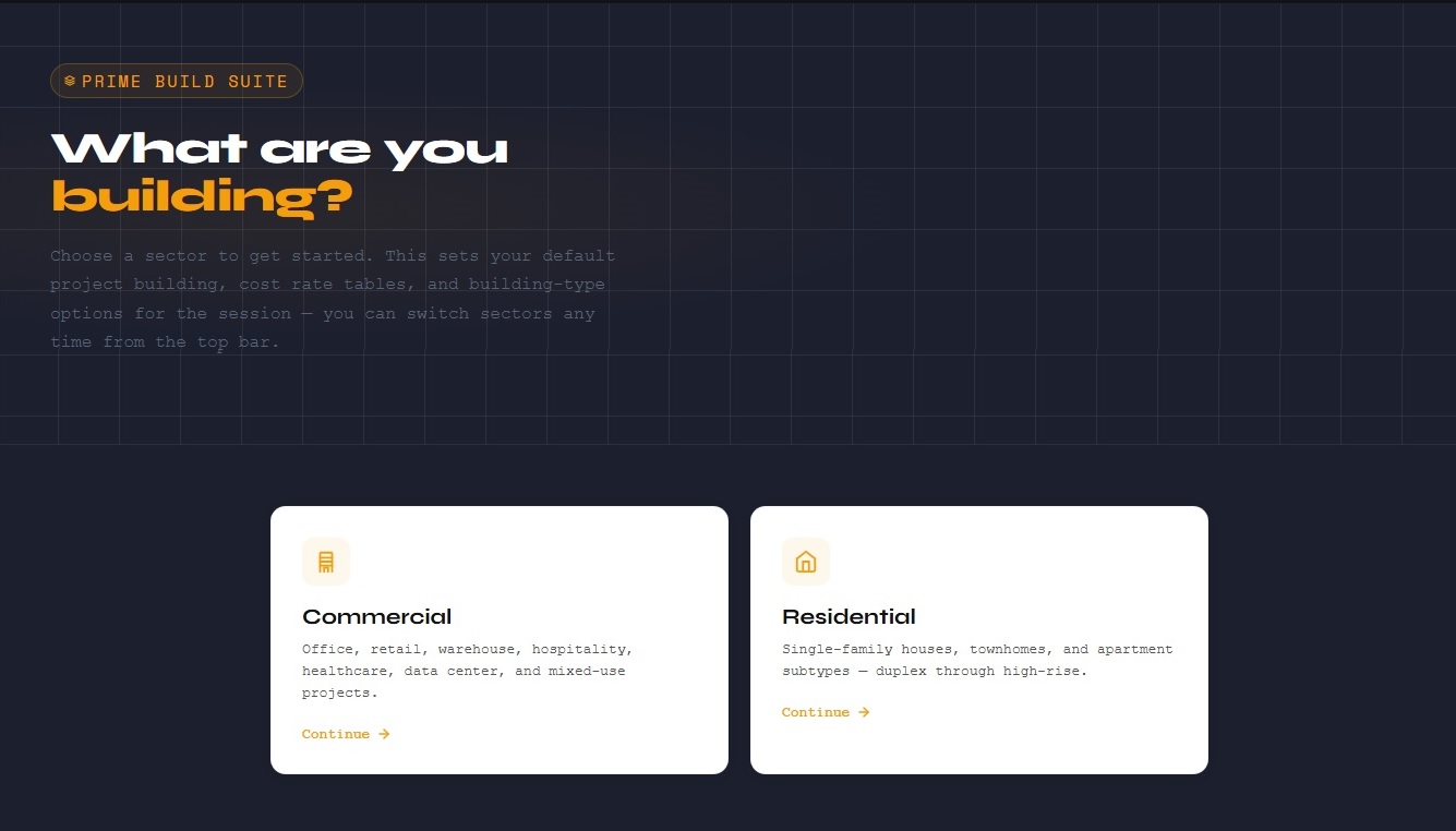 PRIME dashboard preview